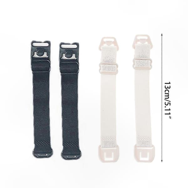 2-pack BH-bandförlängare för amnings- och pumpningsbehåar med justerbar spänne i aprikos Black