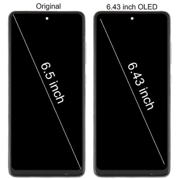 Til Samsung Galaxy A52s 5G SM-A528 OLED LCD-skærm Digitizer Fuld samling med ramme 26s