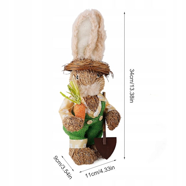 Påskdekorationer Hare Kanin Canvas Ornament M