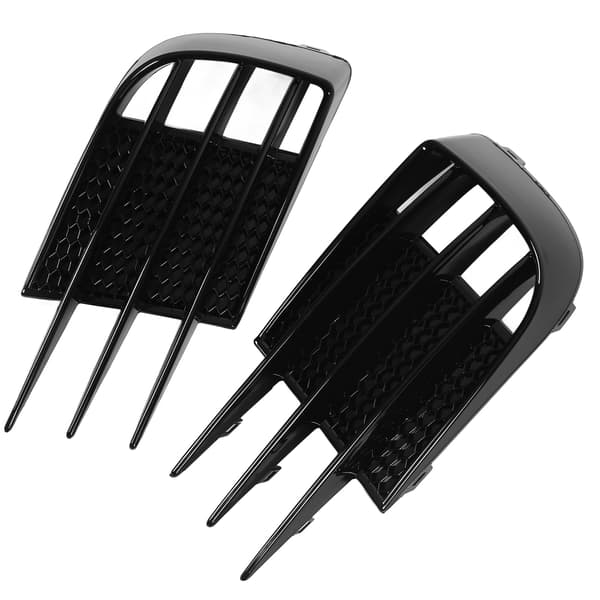 [RM]1 stk. blank svart tåkelysgrill foran, tåkelysramme, erstatning for MK6 GTD 2008-2013