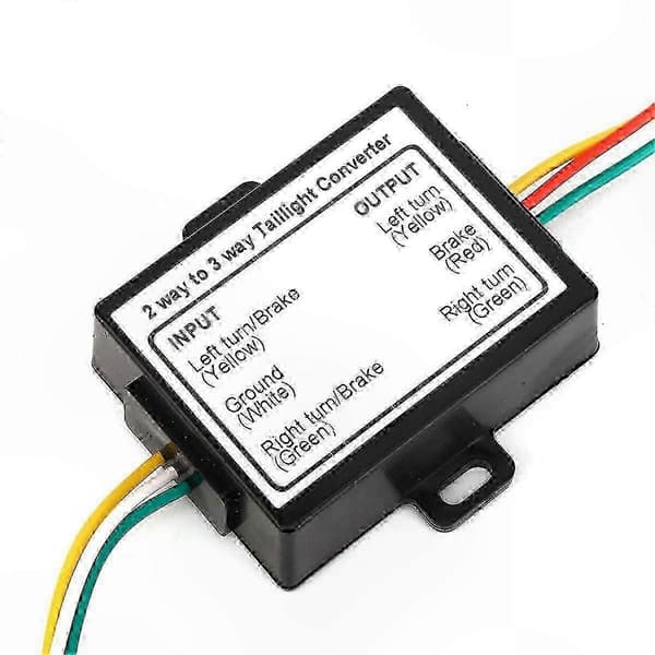 Trailerkonverteradapter til 2-til-3-leder splejsning elektrisk system baglygte ledningsnet US type tilslutningsløsning