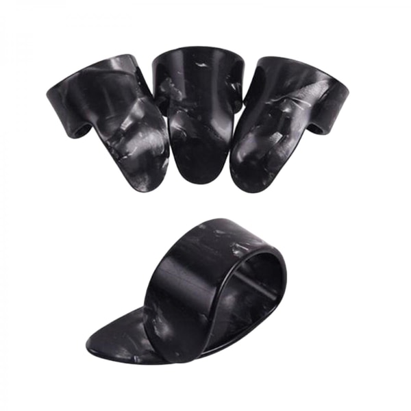 4 st Professionella Gitarrplektrum för Finger 1 Tum 3 Fingerplektrum Gitarrtillbehör