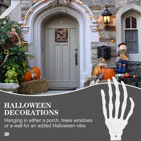 20 st Halloween skeletthandsklor Halloween läskiga händer Halloween-dekorationer