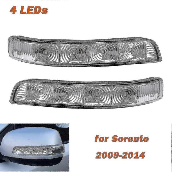 Sidespeilindikatorlys kompatibelt med Kia Sorento XM 2009 2014 LED-blinklys