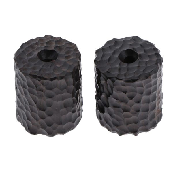 Bitar Ebenholts Trä Drakfjäll Tubpärlor För Smycken 14x16mm