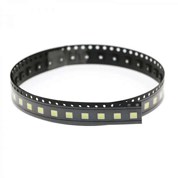 100 Stycken 3535 Kallvit SMD LED Diod Lampor Ytmonterad Chip 6V