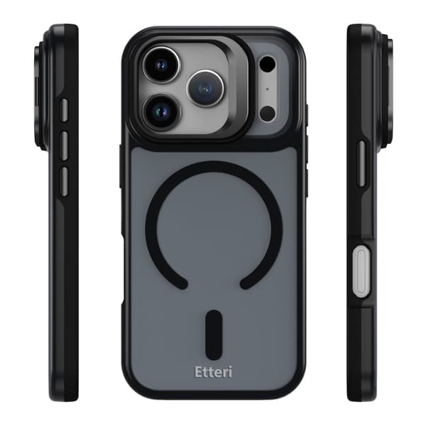 Etteri Morning Fog cover til iPhone 17 Pro Max / 18 Pro Max sort black