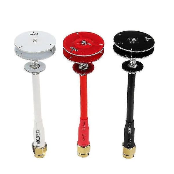 Realacc RHCP Pogoda Antenne + TFP-Mini Triple Feed Patch 45mm Sort 5.8G FPV Antenne Til FPV RC Drone