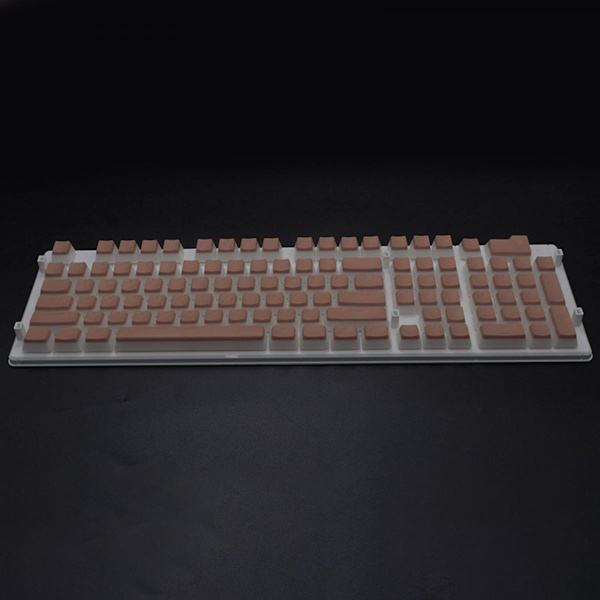 108 Tangenter Double Shot Pudding Keycaps DIY För Cherry MX Ljus Kaffe Mekaniskt Tangentbord