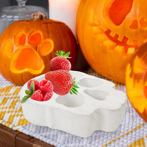 [RM]Halloween Kranie Træskål Serveringsfad