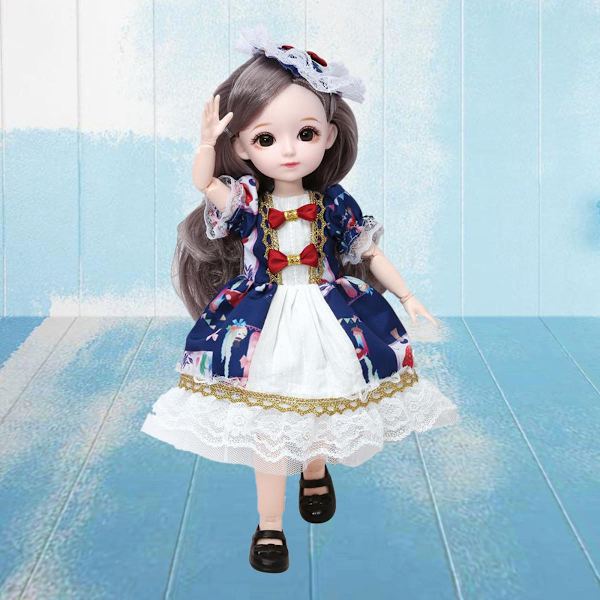 23 Flexibel Kulled BJD Flicka Docka Barn Flicka Leksak Leksakspresent A