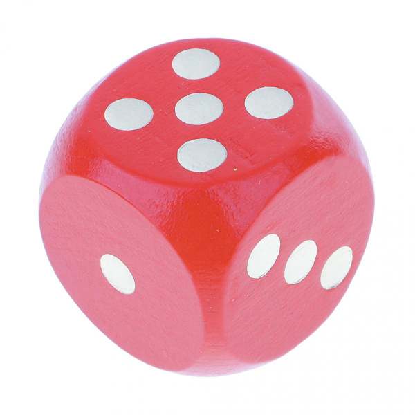10 / Set D6 Prickiga Sexsidiga Tärningar Trä RPG Brädspel 3cm