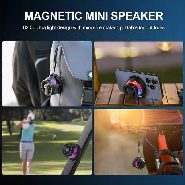 [RM]2025 Newest G200 Magnetic Bluetooth Speaker, 5W Mini Wireless Speaker, Small