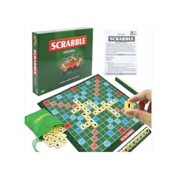 Scrabble Brädspel Familj Barn Vuxna Pedagogiska leksaker pusselspel