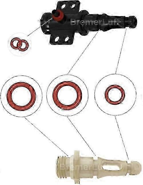 14-piece O-ring kit for maintenance, compatible with support valves, steam valves and group outlets for Phillips Saeco Spidem and Gaggia machines Set1 Set1 Set1