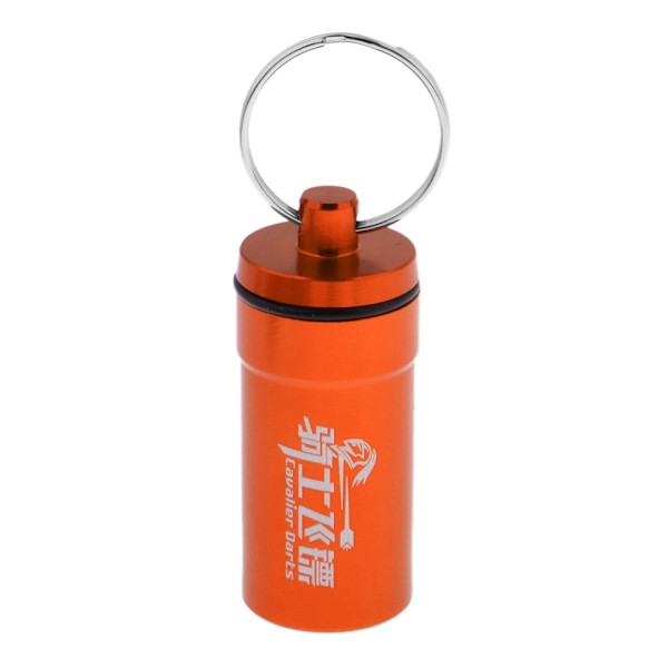 Bärbar dart flight saver skydd mjuk spets tillbehör förvaringslåda orange