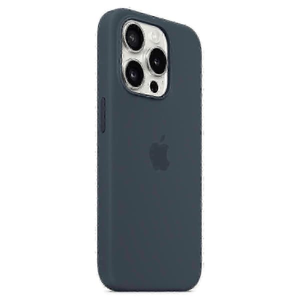 Silikonmagnetfodral med Magsafe-kompatibilitet för iPhone 15 Pro Max - Hållbart och skyddande Dark blue