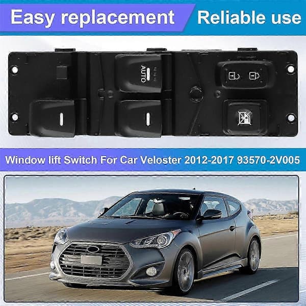 Vindusløftebryter kompatibel med Hyundai 93570 2V005 Bildør Strømvinduskontroll