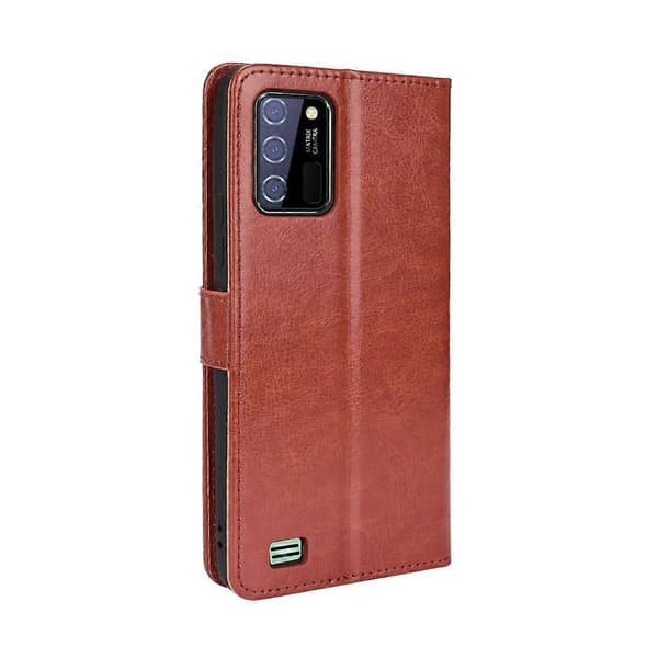 [RM] Til Oukitel C25 Retro Crazy Horse Tekstur Læder Telefonetui Brown