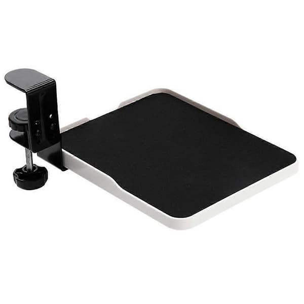 Komfortabel blød håndledsstøtte affjedring musemåtte rackmonteret, ergonomisk sort white
