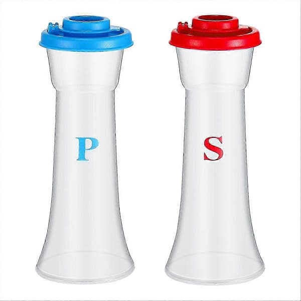 10-pack mini glass saltkar med lock, transparenta kryddflaskor för grillning, camping och utomhusmatlagning