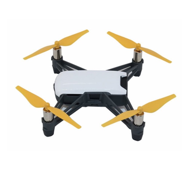 Styck CW CCW Quadcopter Propellrar Ersättningsblad för DJI Tello RC Drönare Gul