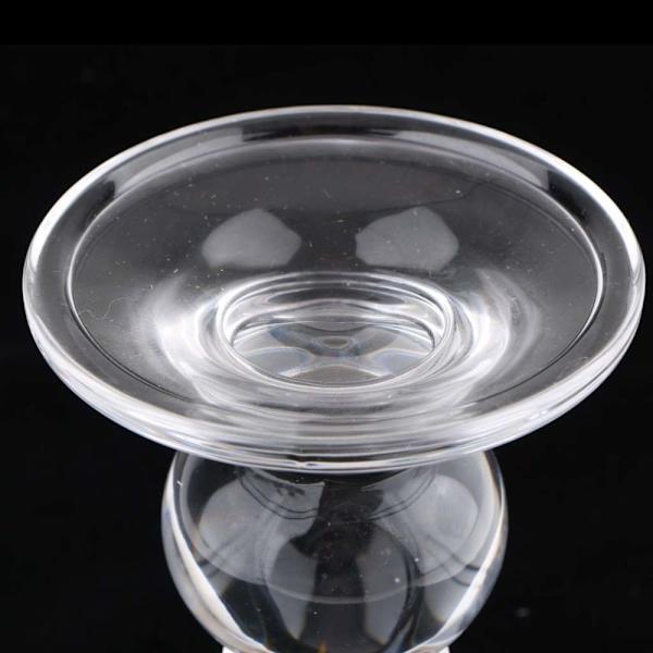 Klar Glas Avsmalnande Votivljus Tealight Ljusstake Kandelaber 12,7 cm