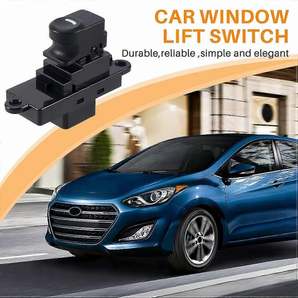 Bagdørsvinduesløftekontakt til Hyundai I30 2008-2011 Black