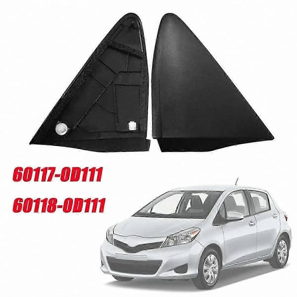 Yaris 2012-2014 vasen oikea taustapeilin kolmiokansi 60118 60117-0D111 Black