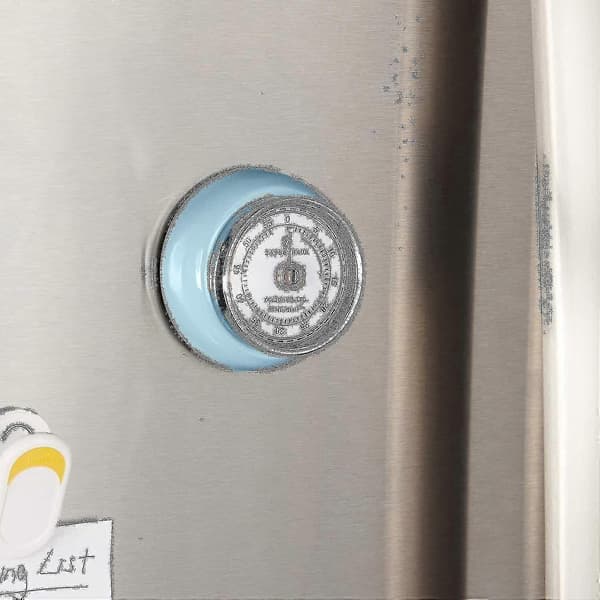 Magnetisk retro kökstimer, klassisk mekanisk matlagningstimer (röd) -gt Light Blue