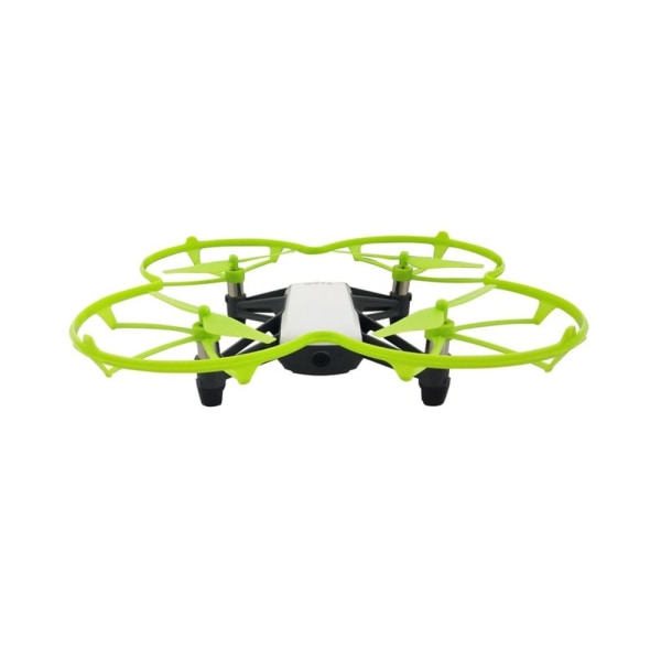 quadcopter bladpropeller och skyddsram för dji tello drone green