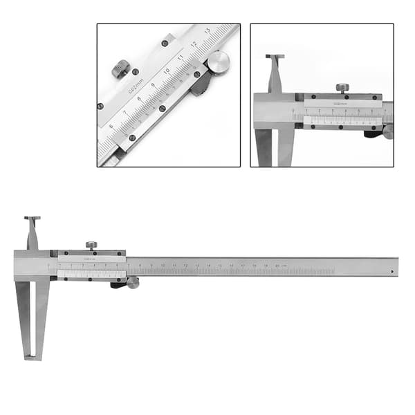 [RM] Professional High-Precision Double-Back Internal Vernier Caliper in Carbon Steel