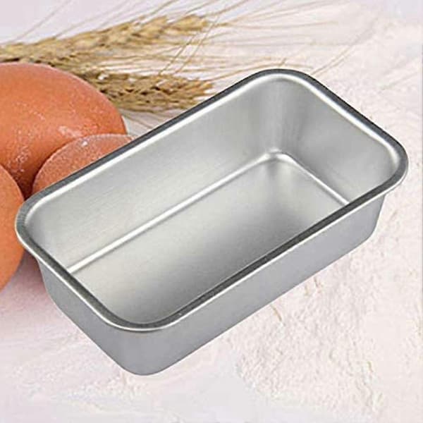 10 st. brödformar i aluminiumlegering, rektangulära non-stick bakformar för bröd, köksredskap