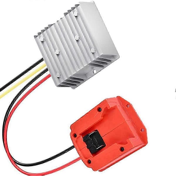 18V til 12V Step-Down Konverter til Milwaukee 18V M18 Batteri, DC 12V 20A 240W Buck Konverter