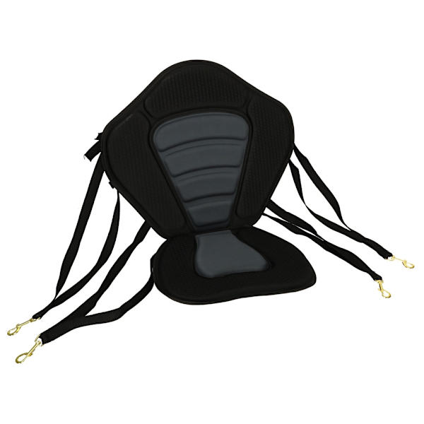 [RM]Kayak seat with backrest for SUP board, adjustable straps, black