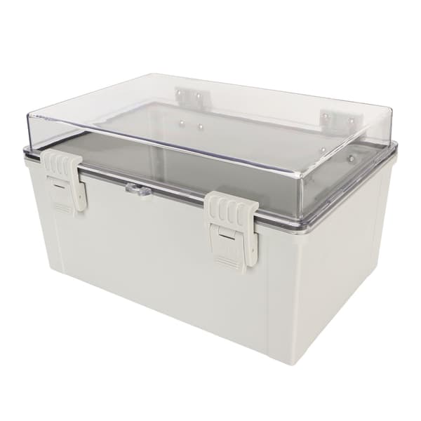 [RM]IP66 Waterproof Junction Box Transparent Latch Electrical Junction Box Snap Type 300x200x170mm