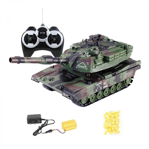 Heavy 1:32 RC Battle Tank Interactive Toy Bilmodell Hobbyleksaker Presenter Stil 2 Gul