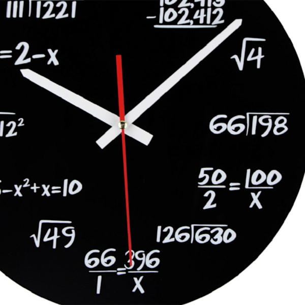 Matematisk ekvation klocka