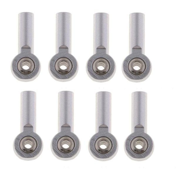 Universal metallkula för reservdelar RC modell silver 4mm