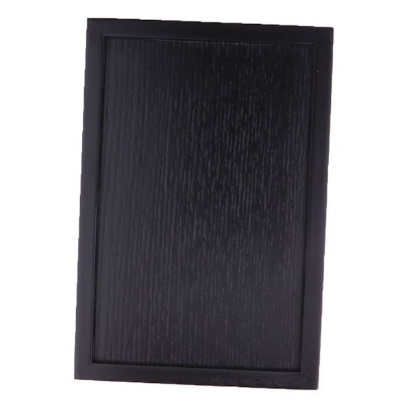 Rektangulär träbricka sandbord basmodell scenställ 36x27cm