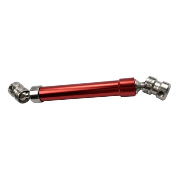 112-152mm, Universell drivaxel i stål för D90 SCX10 RC Crawlers, Röd