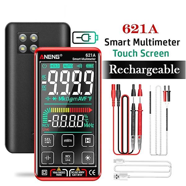 Smart Digital Multimeter Pekskärm Multimetro Testare transistor