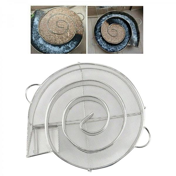 Kallröksgenerator BBQ Bränn Rökbox Grill Fisk Kött Rostfritt Stål 21x18x5cm