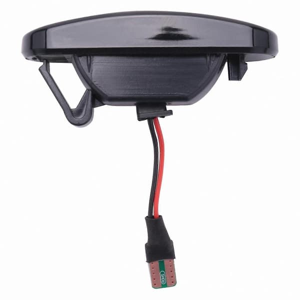 Dynamiske LED-blinklys, universelle sidemarkeringslygter til biler, kompatible med flere køretøjer Black