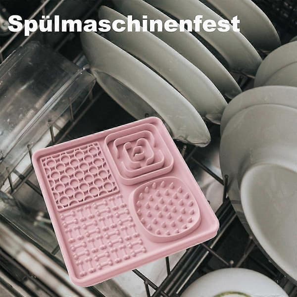 Långsam matare - Livsmedelsgodkänd silikon, rosa, 1 stycke