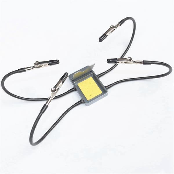 [RM]Universal Third Hand Soldering Aid Tool PCB Board Holder with 4pcs Metal Flexible Arms for
