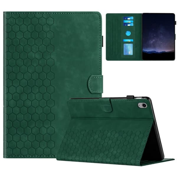 Etui iPad (A16) (2025) Bikagemønster - 8 Farver[RM] Lila
