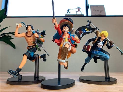 [RM] Et sett med 3 utsøkte One Piece-dukker, tre stykker