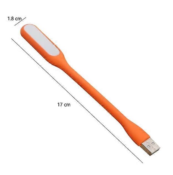 Bærbar USB LED Laptoplampe PVC Nattleselys Boklys Barn Leselys i Seng