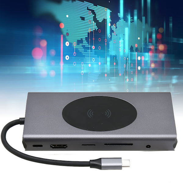 [RM]13-i-1 USB C Dockingstation Multifunktionel Hub Adapter